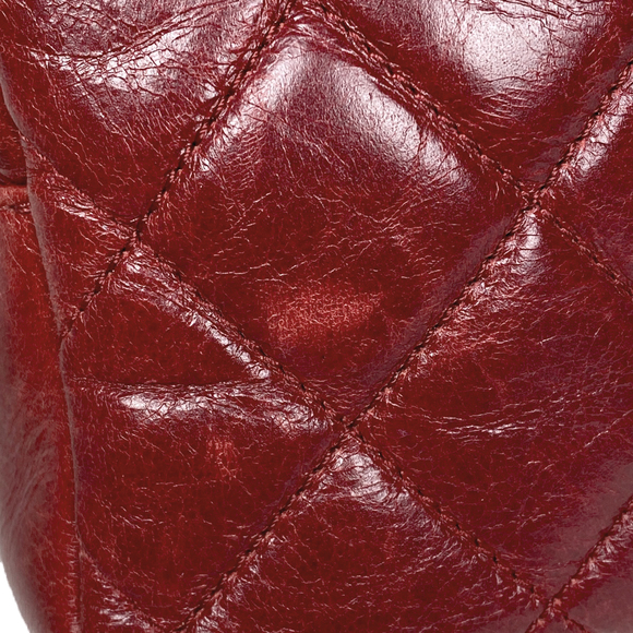 CHANEL Coco Mark Chain Shoulder Bag Matelasse Shoulder Bag Leather Red - Picture 6 of 14
